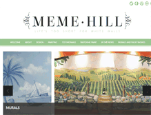 Tablet Screenshot of memehill.com